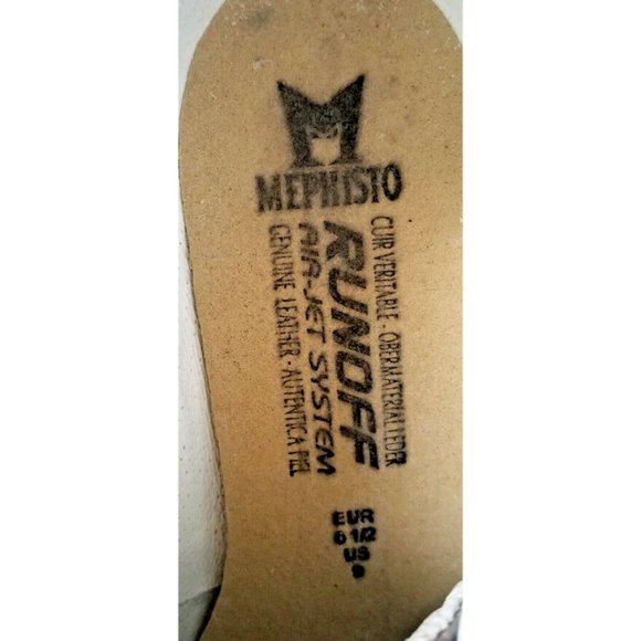 MEPHISTO Yael Metallic Gold Leather Sneakers US 9 UK 6.5 Lace Up Glittery - Picture 3 of 13